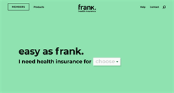 Desktop Screenshot of frankhealthinsurance.com.au
